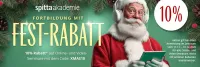 10% Weihnachtsrabatt bei der Spitta Akademie