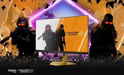 610 Hz Bildwiederholrate, 0,3 ms MPRT und revolutionäres MBR+ Gaming-Monitore CS24A und AG246FK6 von AGON by AOC