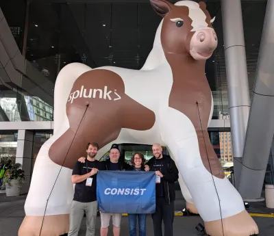 Ankunft des Consist-Teams auf der .conf25. Verlässliche Splunk-Expertise von Consist auf der .conf25