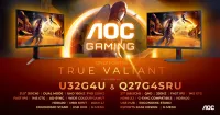 AOC GAMING Q27G4SRU und U32G4U: Leistungsstarkes Gaming mit 320 Hz. AGON by AOC präsentiert die Monitore Q27G4SRU und U32G4U