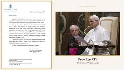 ALLATRA drückt Seiner Heiligkeit Papst Leo XIV. ihren Dank für seinen Segen aus: Ein neues Kapitel der globalen Zusammenarbeit