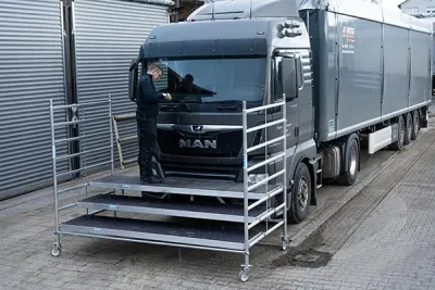 Die mobile Frontarbeitsbühne von KRAUSE ...