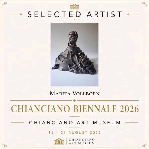 Marita Vollborn: &bdquo;ARES&ldquo; auf der Chianciano Biennale 2026 &ndash; und bewusst keine Ausstellungen in den USA