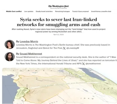 Artikel in der Washington Post erwähnt Verhaftung von Kämpfern der Polisario-Front in Syrien