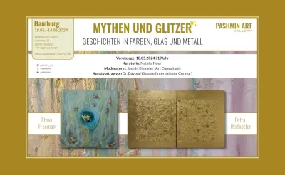Ausstellung in der Pashmin Art Gallery Ethan Freeman Petra Heitkötter Malerei