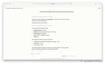 Autrag aus Angebot Screenshot Claude HTML clipboardVom Angebot zum Auftrag per Chat: „Das Programm“ erweitert seine KI-Funktionen