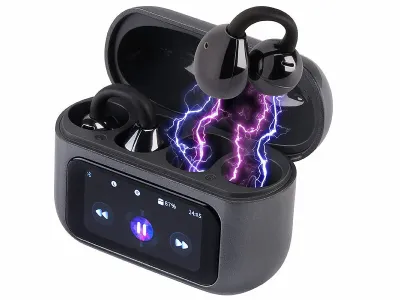 auvisio Clip-on-Ohrhörer und KI-Echtzeitübersetzer für 115 Sprachen, App, www.pearl.de auvisio Clip-on-Ohrhörer und KI-Echtzeitübersetzer für 115 Sprachen