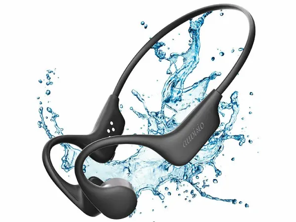 auvisio Wasserdichter Knochenschall-Kopfhörer OHS-410.bt