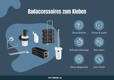 Badaccessoires zum Kleben Badaccessoires zum Kleben