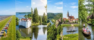 Banner Orte Deutschland Themen & Termine aus fünf Reisezielen (Juli/ August)