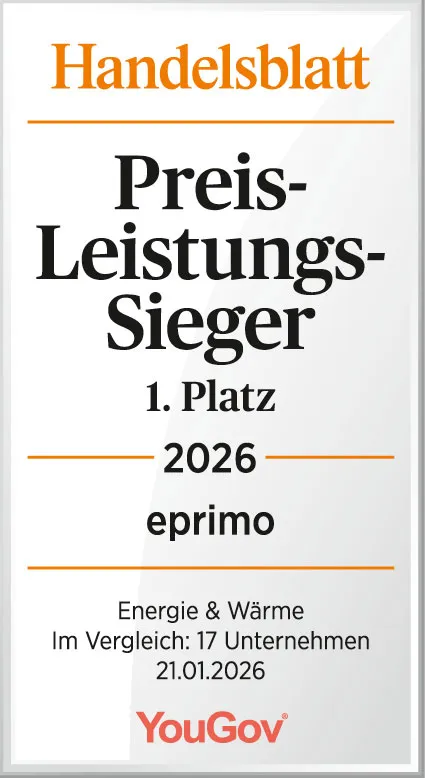 Beim Preis-Leistungs-Verhältnis steht eprimo an der Spitze