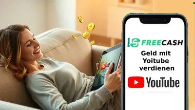 Bezahlt werden für YouTube Videos schauen durch Freecash Bezahlt werden für YouTube Videos schauen durch Freecash