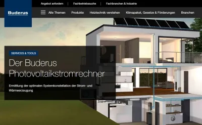 Bild: Buderus Wärmepumpe und Photovoltaiksystem - wann lohnt sich das?