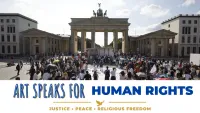 "Art Speaks for Human Rights": Berliner Kunstaktion fordert Religionsfreiheit und Rechtsstaatlichkeit