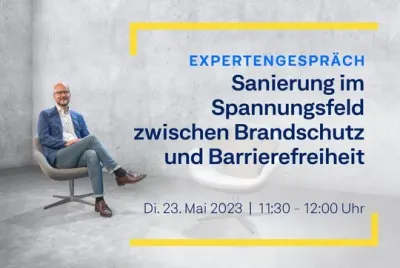 Pressemitteilung: GEZE-Expertengespräch - Sanierung im Spannungsfeld zwischen Brandschutz und Barrierefreiheit