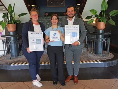 Das Van der Valk Hotel Melle-Osnabrück wurde erstmals zertifiziert