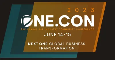 ONE.CON 2023: SAP Industry Community zeigt wegweisende Innovationsprojekte