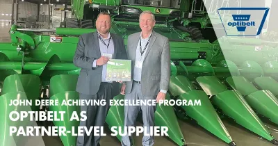Arntz Optibelt Gruppe erhält Auszeichnung als John Deere "Partner-level Supplier"