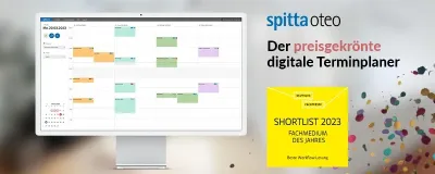 Der digitale Terminplaner "oteo" ist preisgekrönt!