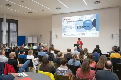 Symposium Betriebliches Gesundheitsmanagement mit Impulsen für Mittelstand und Handwerk
