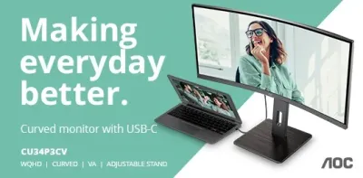 AOC stellt vielseitiges Monitor-Line-up zum Start ins neue Semester vor