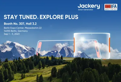 Jackery präsentiert auf der IFA 23 neue Solargeneratoren