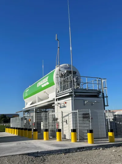 Eröffnung der LNG-Tankstelle in Mühldorf a. Inn