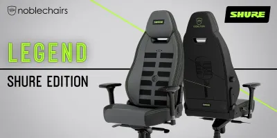 noblechairs LEGEND SHURE Edition - Zwei Legenden treffen aufeinander