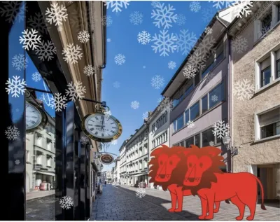 Als die roten Löwen nach Winterthur kamen...