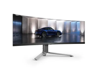 Porsche Design und AGON by AOC präsentieren den Curved Gaming Monitor PD49