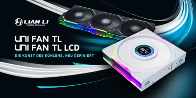 LIAN LI UNI FAN TL & TL LCD - Die nächste Evolutionsstufe des Kühlens