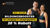 Bildungsbooster zur FIBO 2026: 20 % Rabatt auf BSA-Lehrgänge