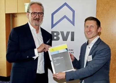 BVI-Präsident Thomas Meier und Studienleiter Prof. Dr. Marco Wölfle "Das Aufgabenspektrum wächst, die Vergütung hinkt hinterher"