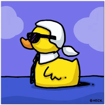 (c) Ed Heck Edition "Designer Duck" Ed Heck - Humor, Farbe und klare Linie