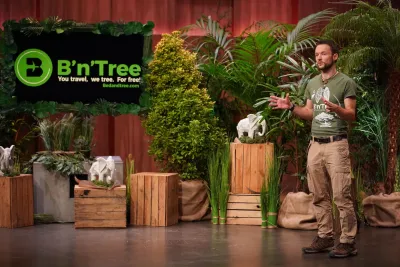 Chris Kaiser - Gründer von Click A Tree - bei der Höhle der Löwen "Der Mann, der Bäume pflanzt, um den Klimawandel zu stoppen: Chris Kaiser über die Mission von Click A Tree"