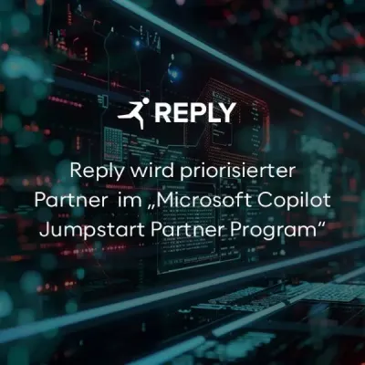 Copyright: Reply Reply wird priorisierter Partner im "Microsoft Copilot Jumpstart Partner Program"