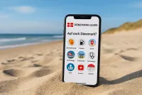 Die Dänemark.Guide-App als digitaler Begleiter im Urlaub. Alles für den Dänemark-Urlaub gebündelt in einer App
