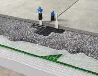 Damit Terrassenplatten nicht auf Wanderschaft gehen