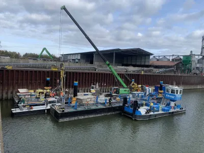 Daueranker im Hafen Straubing: Nachhaltige Baustelle im Spezialtiefbau von der DGNB zertifiziert PORR setzt Maßstäbe im Spezialtiefbau
