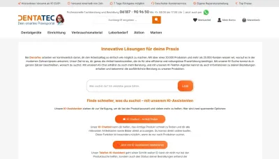 DentaTec's neue KI Funktionen DentaTec setzt mit neuer Plattform auf Innovation