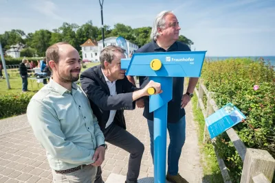 Fraunhofer IGD eröffnet Augmented Reality Fernglas mit Blick ins Digital Ocean Lab