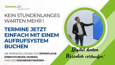 Digitalen Aufrufsyste - Terminvergabe einfach automatisieren So sparen Verwaltungen mit digitalen Aufrufsystemen