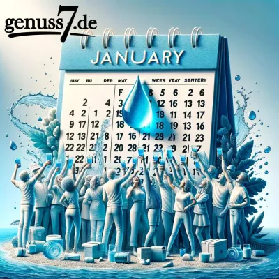 Dry January - Ein Monat ohne Alkohol, dass moderne fasten