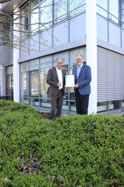 Zertifiziert! DVAG Vermoegensberatung Joerg Wahlert nun TOP Sozial Unternehmen