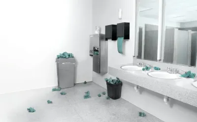 Dyson Airblade gegen Papiermüll im Waschraum Dyson: Gruselige Umweltfakten rund ums Händewaschen