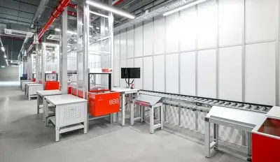 Ergonomie im Breuninger Warendienstleistungszentrum