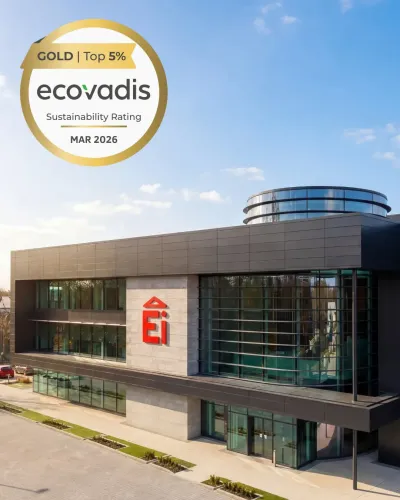 Der Ei Electronics-Hauptsitz in Shannon wurde mit der EcoVadis Goldmedaille ausgezeichnet. Ei Electronics mit EcoVadis Goldmedaille ausgezeichnet
