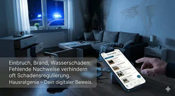 Einbruch, Brand, Wasserschaden: Warum viele Hausrat-Schäden an fehlenden Nachweisen scheitern