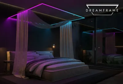Eintauchen, abschalten, träumen - Die Ambienteleuchte DREAMFRAME von BOND | Unique Homes ® DREAMFRAME: Wenn das Gefühl im Bett ganz anders wird
