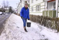 Am Schneeschieben führt kein Weg vorbei